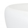 Sunpan Iolite Coffee Table in White - Closeup Angle