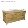 Anderson Teak Camrose Storage Box 62" dimension - Anderson Teak Camrose Storage Box 62" dimension