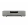Noah Tv Unit In In Dark Grey Oak Veneer - Front - Noah Tv Unit In In Dark Grey Oak Veneer - Front