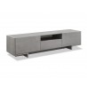 Noah Tv Unit In In Dark Grey Oak Veneer - Angled