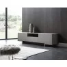 Noah Tv Unit In In Dark Grey Oak Veneer - Lifestyle - Noah Tv Unit In In Dark Grey Oak Veneer - Lifestyle