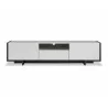 Noah Tv Unit In In Grey Oak Veneer - Front - Noah Tv Unit In In Grey Oak Veneer - Front