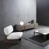 Elena TV Stand in Gray- Lifestyle - Elena TV Stand in Gray- Lifestyle