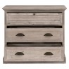 Essentials For Living Eden 3-Drawer Nightstand - Front with Opened Drawer