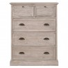 Essentials For Living Eden 5-Drawer High Chest - Front