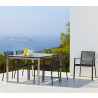 Cane-Line Edge Dining Table W/Extensions outdoor view