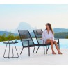 Cane-Line Edge Highback Chair, Stackable & Table