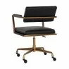 Sunpan Ventouz Office Chair - Vintage Black - Back Side Angle - Sunpan Ventouz Office Chair - Vintage Black - Back Side Angle