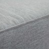 Modway Marina Outdoor Patio Teak Armchair in Natural Gray - Seat Closeup Angle