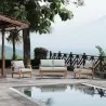 Modway Marina 4 Piece Outdoor Patio Teak Set in Natural Gray - Lifestyle - Modway Marina 4 Piece Outdoor Patio Teak Set in Natural Gray - Lifestyle