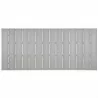 Modway Maine 80" Outdoor Patio Dining Table in White Light Gray - Top Angle - Modway Maine 80" Outdoor Patio Dining Table in White Light Gray - Top Angle