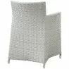 Modway Junction Armchair Outdoor Patio Wicker in Gray White - Set of Two - Back Side Angle - Modway Junction Armchair Outdoor Patio Wicker in Gray White - Set of Two - Back Side Angle