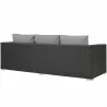 Modway Sojourn Outdoor Patio Sunbrella® Sofa in Canvas Gray - Back Side Angle - Modway Sojourn Outdoor Patio Sunbrella® Sofa in Canvas Gray - Back Side Angle