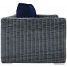 Modway Summon Outdoor Patio Sunbrella® Loveseat in Canvas Navy - Side Angle