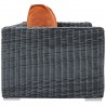 Modway Summon Outdoor Patio Sunbrella® Loveseat - Canvas Tuscan - Side Angle
