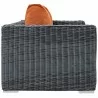 Modway Summon Outdoor Patio Sunbrella® Loveseat - Canvas Tuscan - Side Angle - Modway Summon Outdoor Patio Sunbrella® Loveseat - Canvas Tuscan - Side Angle