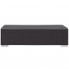 Modway Convene Outdoor Patio Coffee Table - Espresso - Front Angle