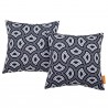 Modway Outdoor Patio Single Pillow in Mask - Set in Front Angle