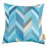 Modway Outdoor Patio Single Pillow in Wave - Front Angle