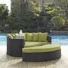Modway Convene Outdoor Patio Daybed in Espresso Peridot - Lifestyle - Modway Convene Outdoor Patio Daybed in Espresso Peridot - Lifestyle
