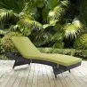Modway Convene Outdoor Patio Chaise in Espresso Peridot - Lifestyle - Modway Convene Outdoor Patio Chaise in Espresso Peridot - Lifestyle