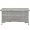 Modway Bridge 4 Piece Outdoor Patio Patio Conversation Set - Light Gray Gray - Table in Front Angle - Modway Bridge 4 Piece Outdoor Patio Patio Conversation Set - Light Gray Gray - Table in Front Angle