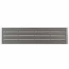 Modway Shore Outdoor Patio Aluminum Bench - Silver Gray - Top Angle - Modway Shore Outdoor Patio Aluminum Bench - Silver Gray - Top Angle