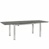 Modway Shore Outdoor Patio Wood Dining Table - Silver Gray - Extended in Front Side Angle - Modway Shore Outdoor Patio Wood Dining Table - Silver Gray - Extended in Front Side Angle