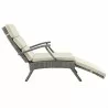 Modway Envisage Chaise Outdoor Patio Wicker Rattan Lounge Chair in Light Gray Beige - Side Angle - Modway Envisage Chaise Outdoor Patio Wicker Rattan Lounge Chair in Light Gray Beige - Side Angle