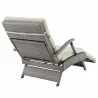 Modway Envisage Chaise Outdoor Patio Wicker Rattan Lounge Chair in Light Gray Beige - Back Side Angle - Modway Envisage Chaise Outdoor Patio Wicker Rattan Lounge Chair in Light Gray Beige - Back Side Angle