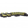 Modway Convene 11 Piece Outdoor Patio Sectional Set - Espresso Peridot - Front Angle