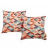 Modway Modway Two Piece Outdoor Patio Pillow Set in Montage - Set in Front Angle