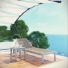 Modway Shore 2 Piece Outdoor Patio Aluminum Set - Silver Gray - Lifestyle - Modway Shore 2 Piece Outdoor Patio Aluminum Set - Silver Gray - Lifestyle