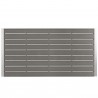 Modway Shore 5 Piece Outdoor Patio Aluminum Dining Set - Silver Black - Table in Top Angle