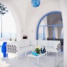 Modway Harmony 6 Piece Outdoor Patio Aluminum Sectional Sofa Set in White White - Lifestyle