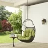 Modway Arbor Outdoor Patio Swing Chair Without Stand in Peridot - Lifestyle - Modway Arbor Outdoor Patio Swing Chair Without Stand in Peridot - Lifestyle