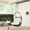 Modway Arbor Outdoor Patio Swing Chair Without Stand in White - Lifestyle