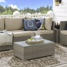 Modway Repose Outdoor Patio Coffee Table - Light Gray - Lifestyle