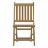 Modway Marina Outdoor Patio Teak Folding Chair - Natural - Front Angle - Modway Marina Outdoor Patio Teak Folding Chair - Natural - Front Angle