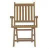 Modway Marina Outdoor Patio Teak Folding Chair - Natural - Front Angle - Modway Marina Outdoor Patio Teak Folding Chair - Natural - Front Angle