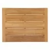 Modway Upland Outdoor Patio Wood Coffee Table - Natural - Top Angle - Modway Upland Outdoor Patio Wood Coffee Table - Natural - Top Angle