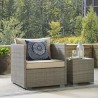 Modway Repose Outdoor Patio Armchair - Light Gray Beige - Lifestyle