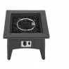 Modway Vivacity Outdoor Patio Fire Pit Table - Espresso - Front Angle - Modway Vivacity Outdoor Patio Fire Pit Table - Espresso - Front Angle