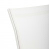 Modway Traveler Rocking Outdoor Patio Mesh Sling Lounge Chair - White White - Closeup Top Angle