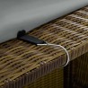 Modway Immerse Siesta and Convene Canopy Daybed Outdoor Patio Furniture Cover - Gray - Closeup Angle