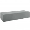Modway Immerse Convene / Sojourn / Summon Chaise Outdoor Patio Furniture Cover - Gray - Front Side Angle - Modway Immerse Convene / Sojourn / Summon Chaise Outdoor Patio Furniture Cover - Gray - Front Side Angle