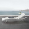 Modway Glimpse Outdoor Patio Mesh Chaise Lounge Chair - White White - Lifestyle