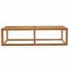 Modway Newbury Outdoor Patio Premium Grade A Teak Wood Coffee Table - Natural -  Front Angle - Modway Newbury Outdoor Patio Premium Grade A Teak Wood Coffee Table - Natural -  Front Angle
