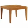 Modway Northlake Outdoor Patio Premium Grade A Teak Wood Side Table - Natural - Front Side Angle - Modway Northlake Outdoor Patio Premium Grade A Teak Wood Side Table - Natural - Front Side Angle