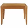 Modway Northlake Outdoor Patio Premium Grade A Teak Wood Side Table - Natural - Front Angle - Modway Northlake Outdoor Patio Premium Grade A Teak Wood Side Table - Natural - Front Angle